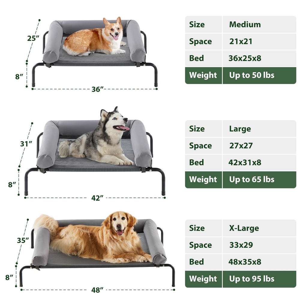 RRPETHOME metal-frame closeup demonstrating sturdy construction for indoor and outdoor durability