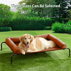 RRPETHOME breathable mesh keeps air flowing under the outdoor dog's resting area