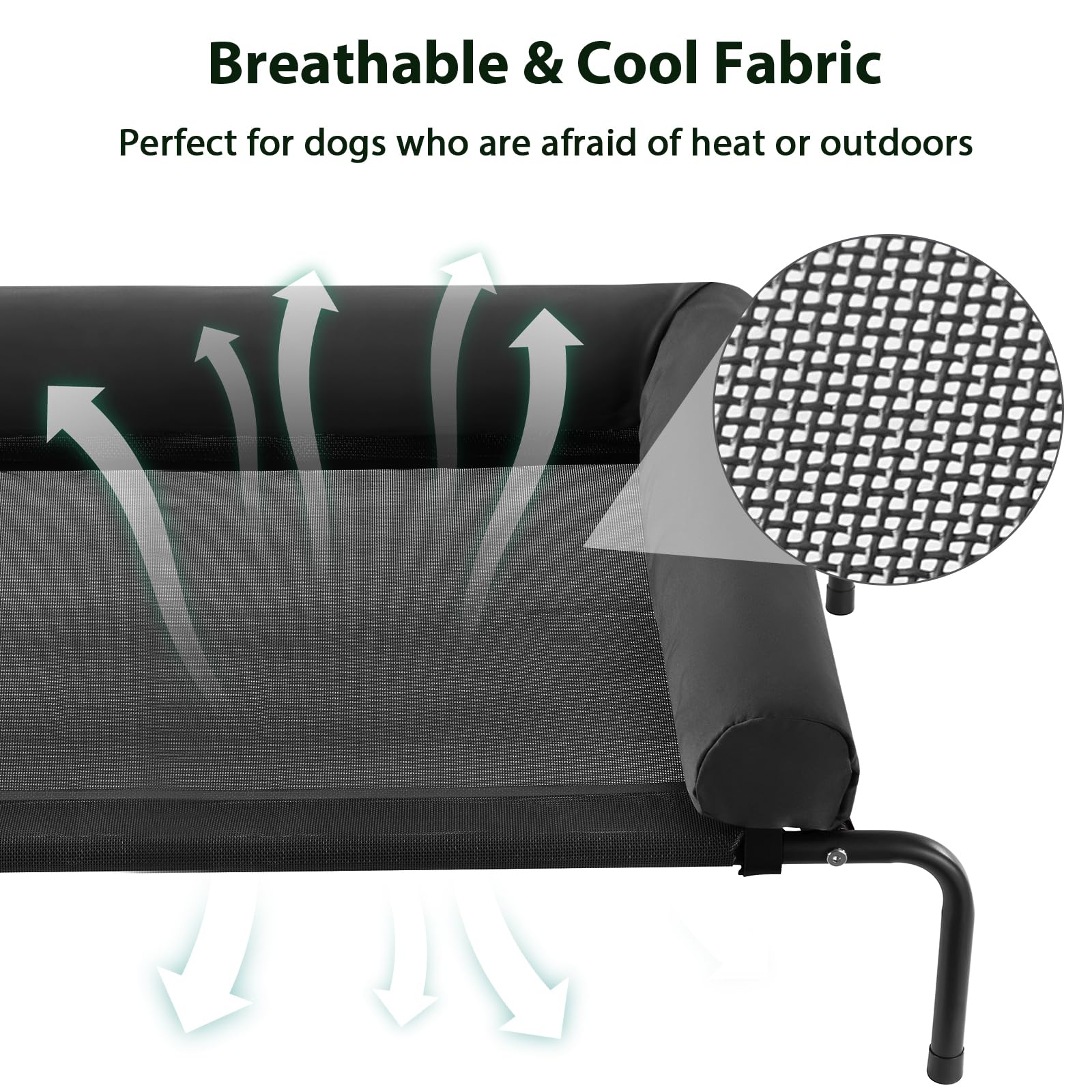 RRPETHOME sloped headrest design providing neck comfort for lounging