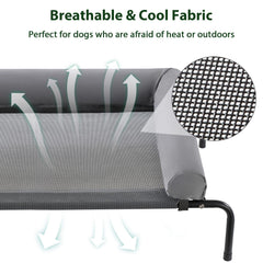RRPETHOME Teslin mesh breathable dog bed emphasizes sturdy mesh and easy cleaning