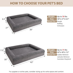 RRPETHOME waterproof dog bed liner protects foam from spills and stains