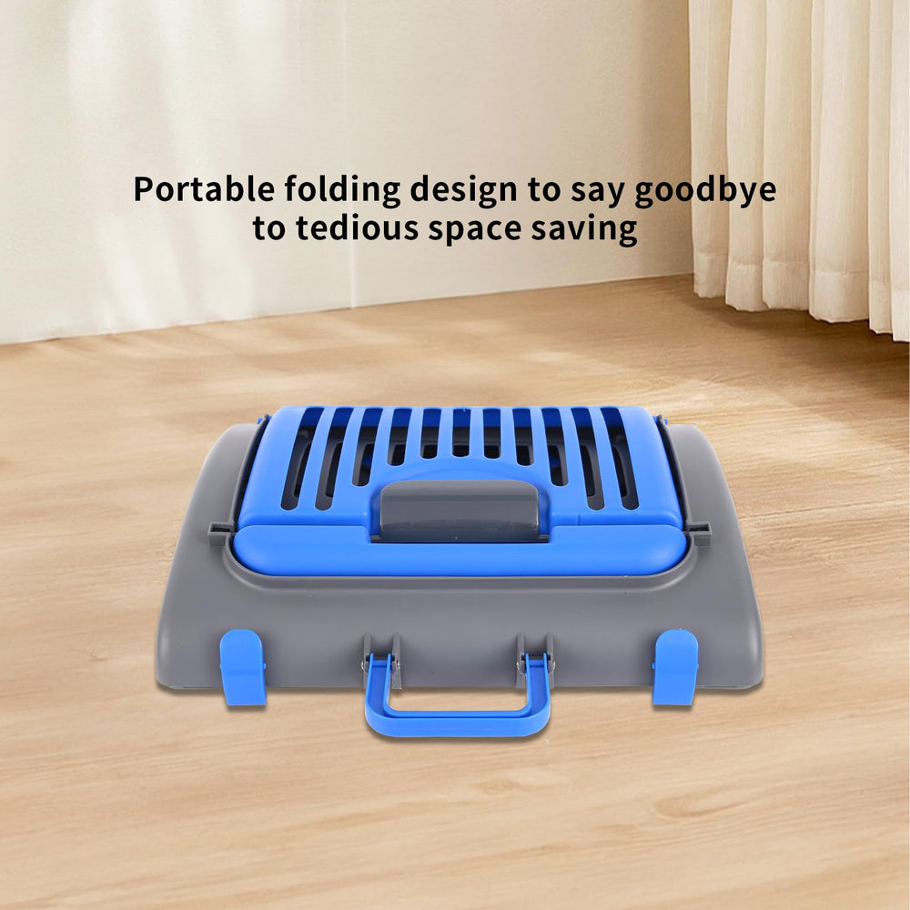 RSSLygaeonix front-access cat carrier blue, simplifies loading during visits.