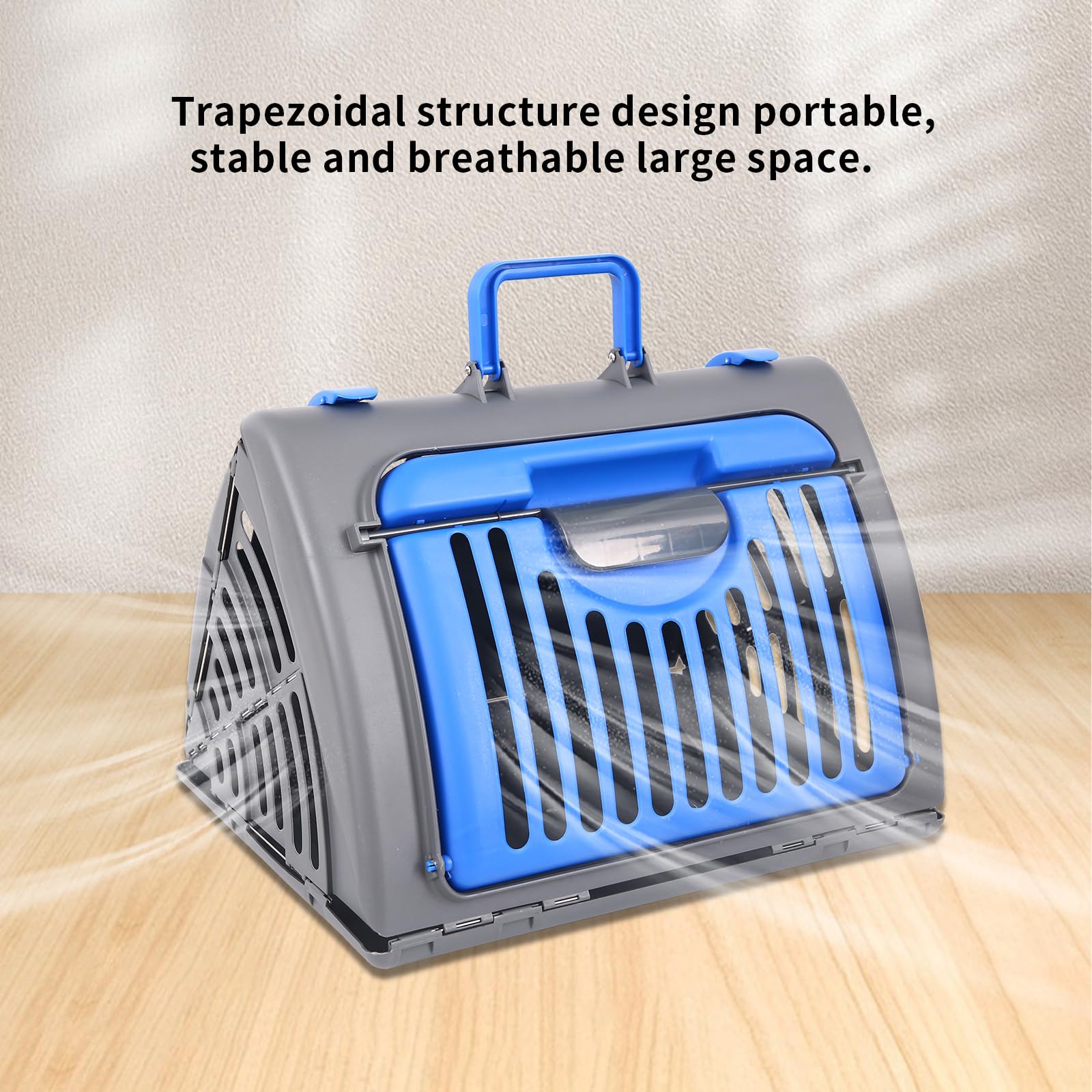 RSSLygaeonix portable cat carrier up to 25 lbs, ready for trips.