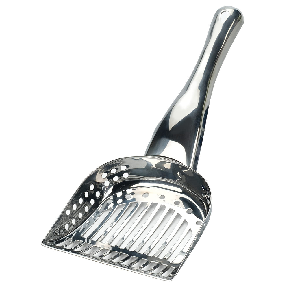 RSVP Endurance kitty scoop basin designed for quick use in large litter boxes.