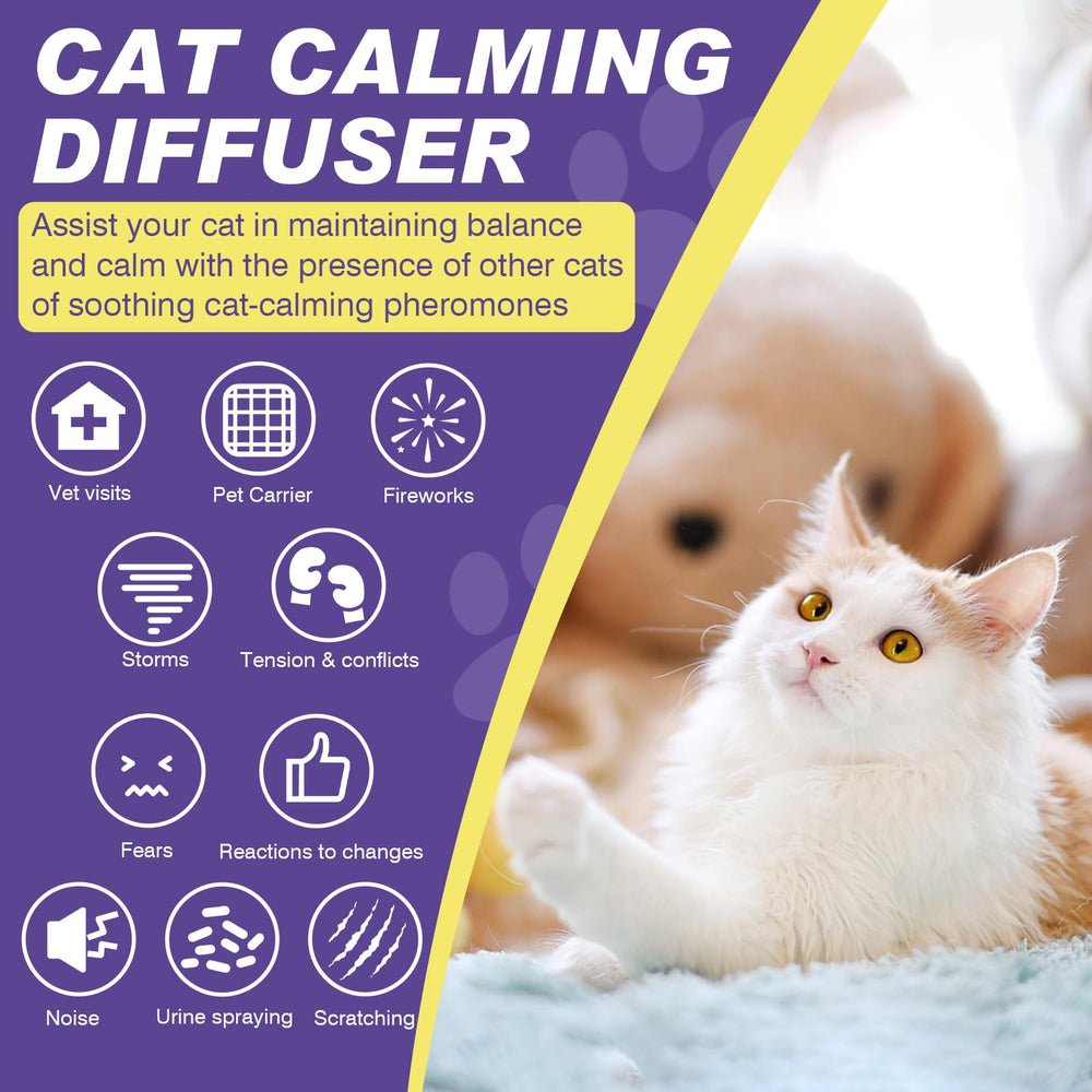 RUAKPL cat pheromone diffuser refill kit on countertop display for easy storage