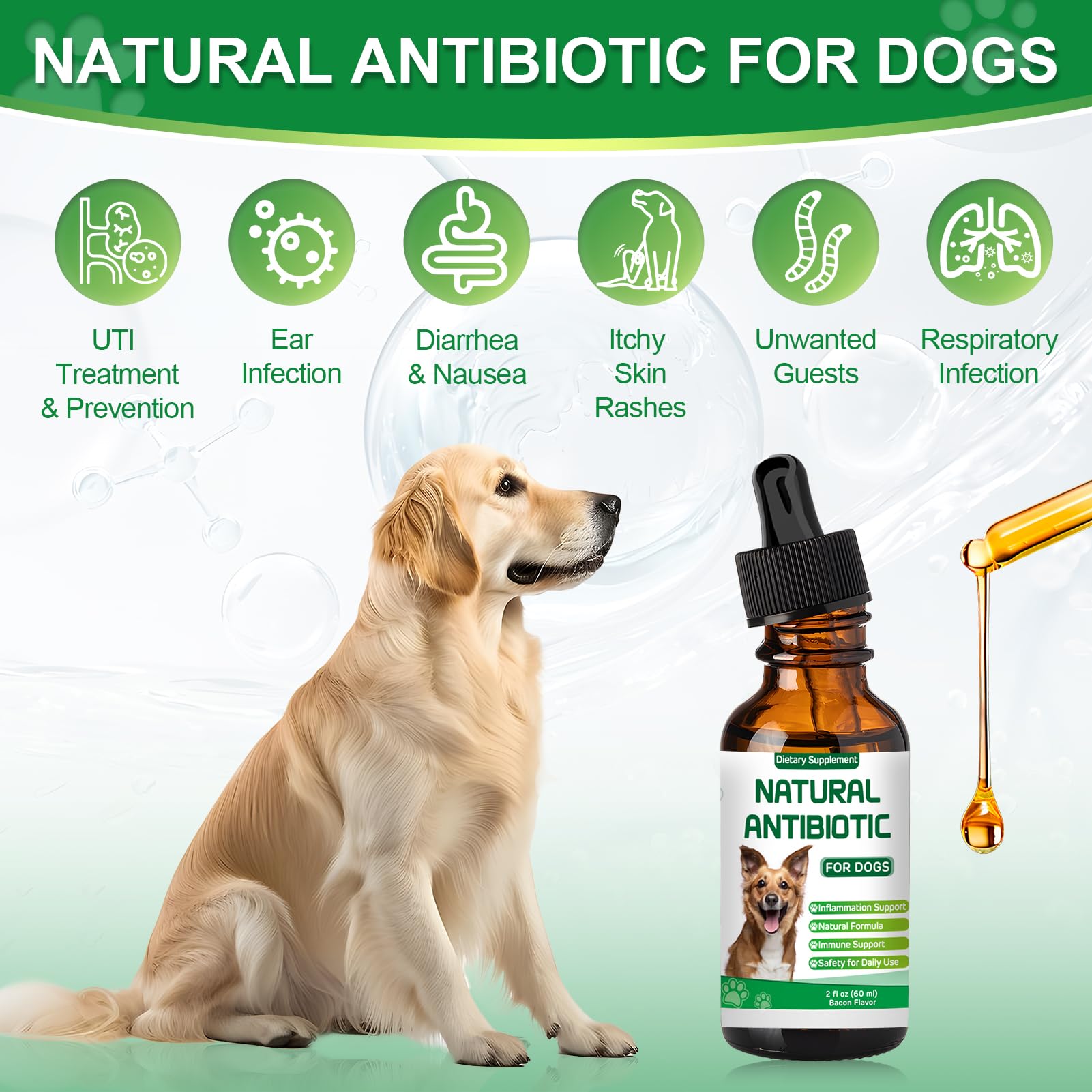 RUAKPL dog antibiotics ingredient echinacea promotes immune-supportive blend.