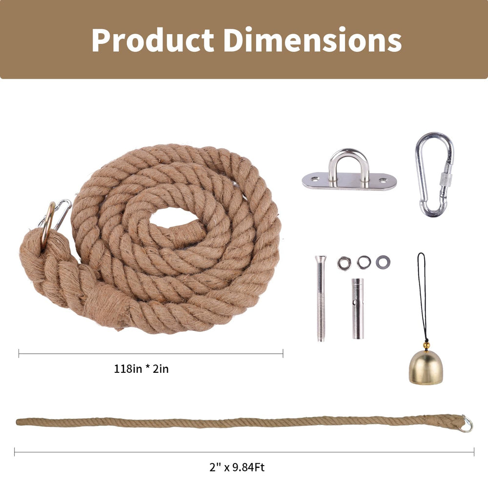 Rubierine bell toy interaction demonstrates engaging play during climbs.