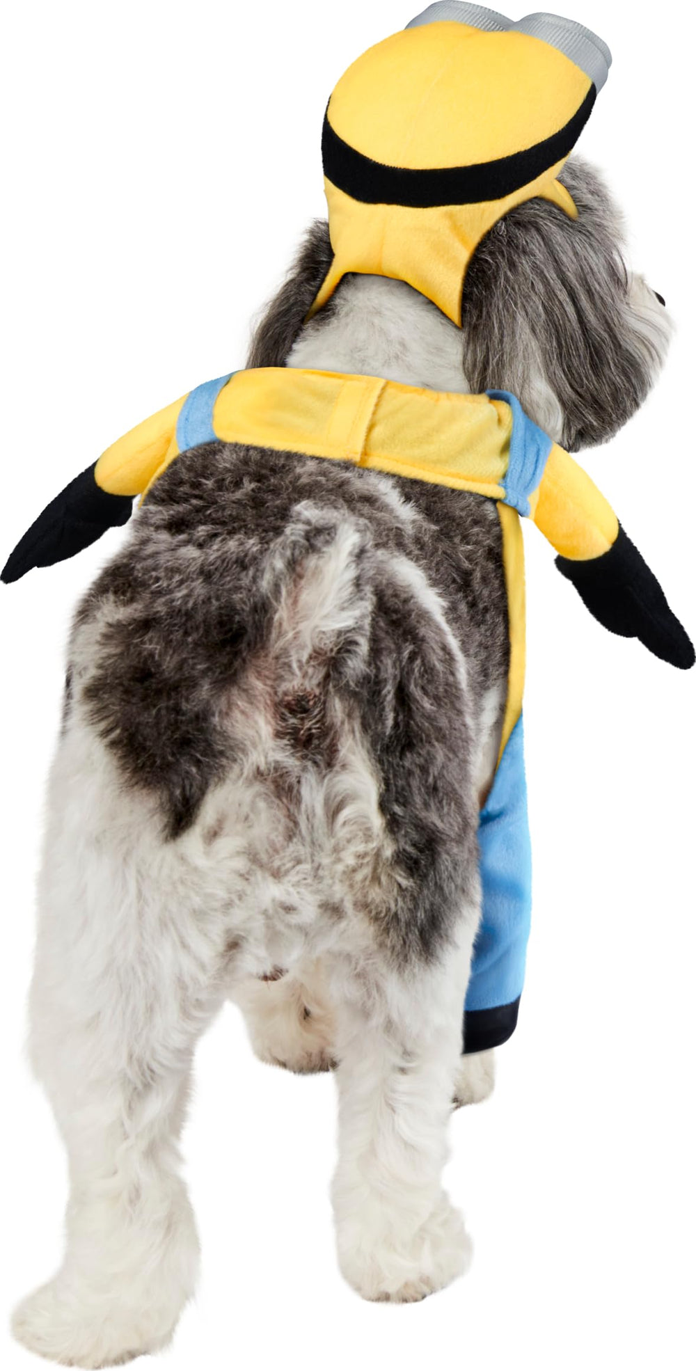 Rubies Despicable Me Minion Bob overalls detail for recognizable look.
