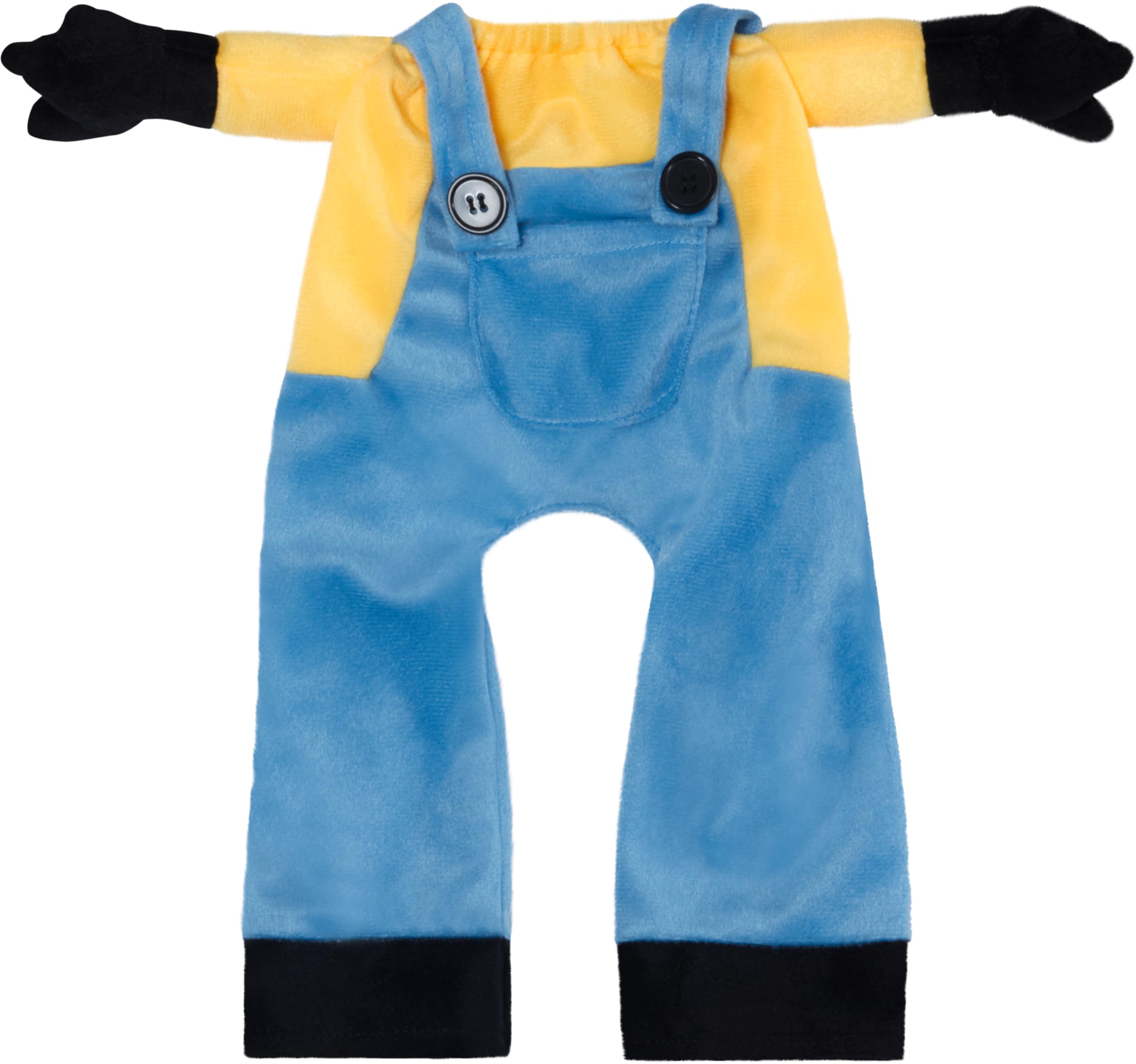 Rubies Despicable Me Minion Bob blue overalls detail creates an instant fan-worthy look.