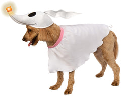 Rubies Disney Zero pet costume XL front view with glow nose for Halloween fun.