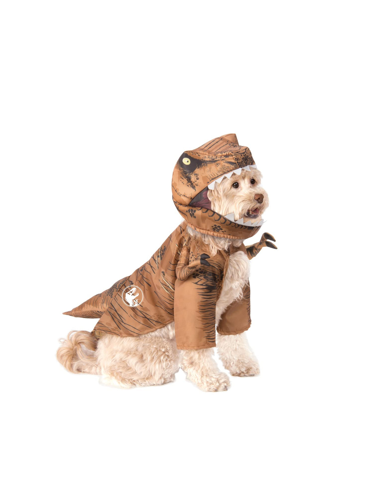 Rubies Jurassic World T-Rex pet costume headpiece for adorable, photo-ready prehistoric looks.