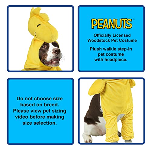 Rubies Woodstock walkie costume jumpsuit offers lightweight comfort for medium pets.