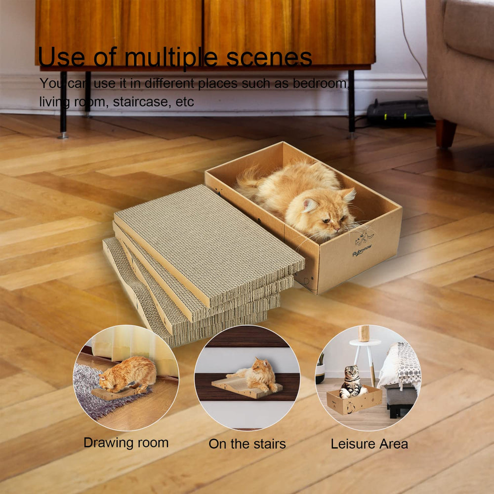 RUBMEOW recyclable corrugated paper core for eco-friendly scratching