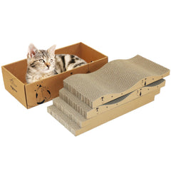 RUBMEOW scratchboard dual design, reversible for extended durability and varied scratching surfaces.