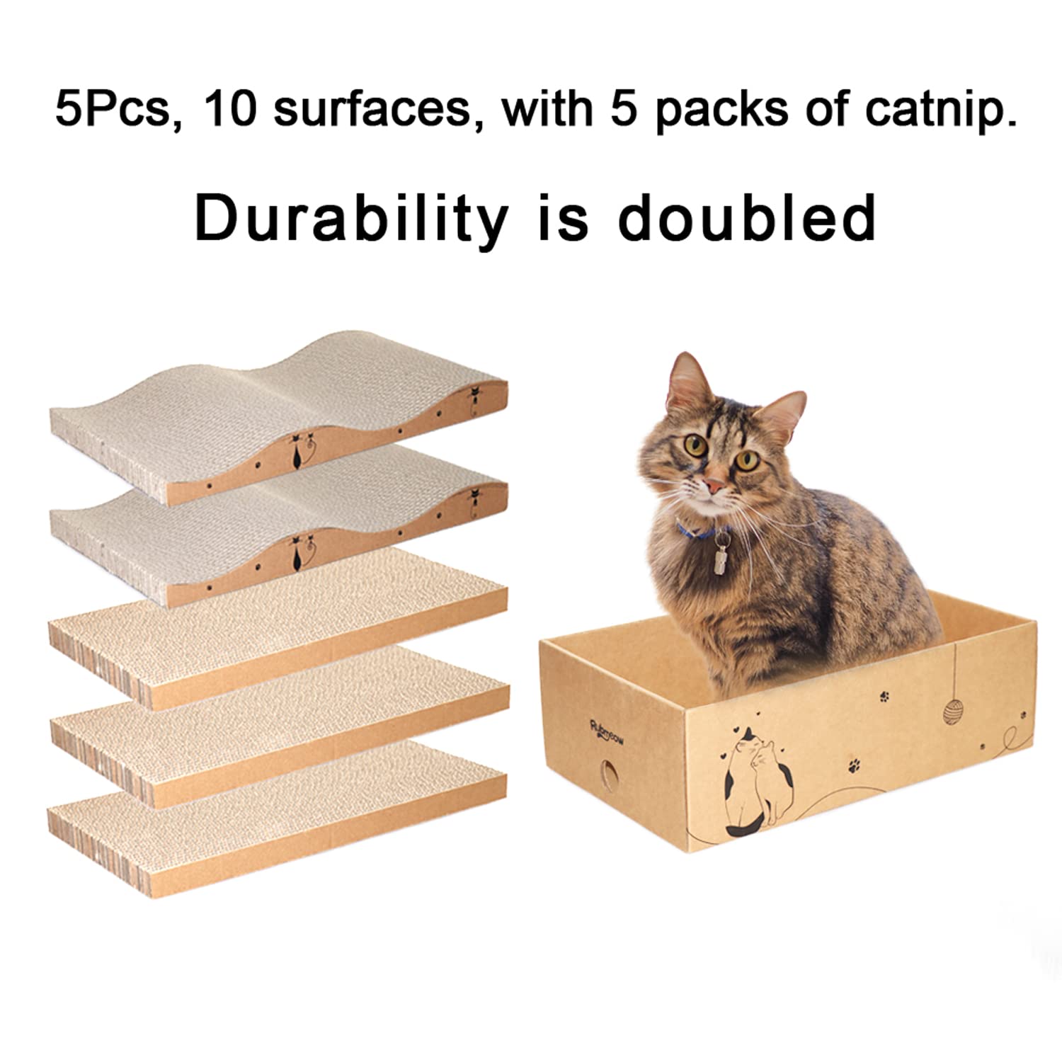 RUBMEOW USA-made outer paper for safe scratch experience