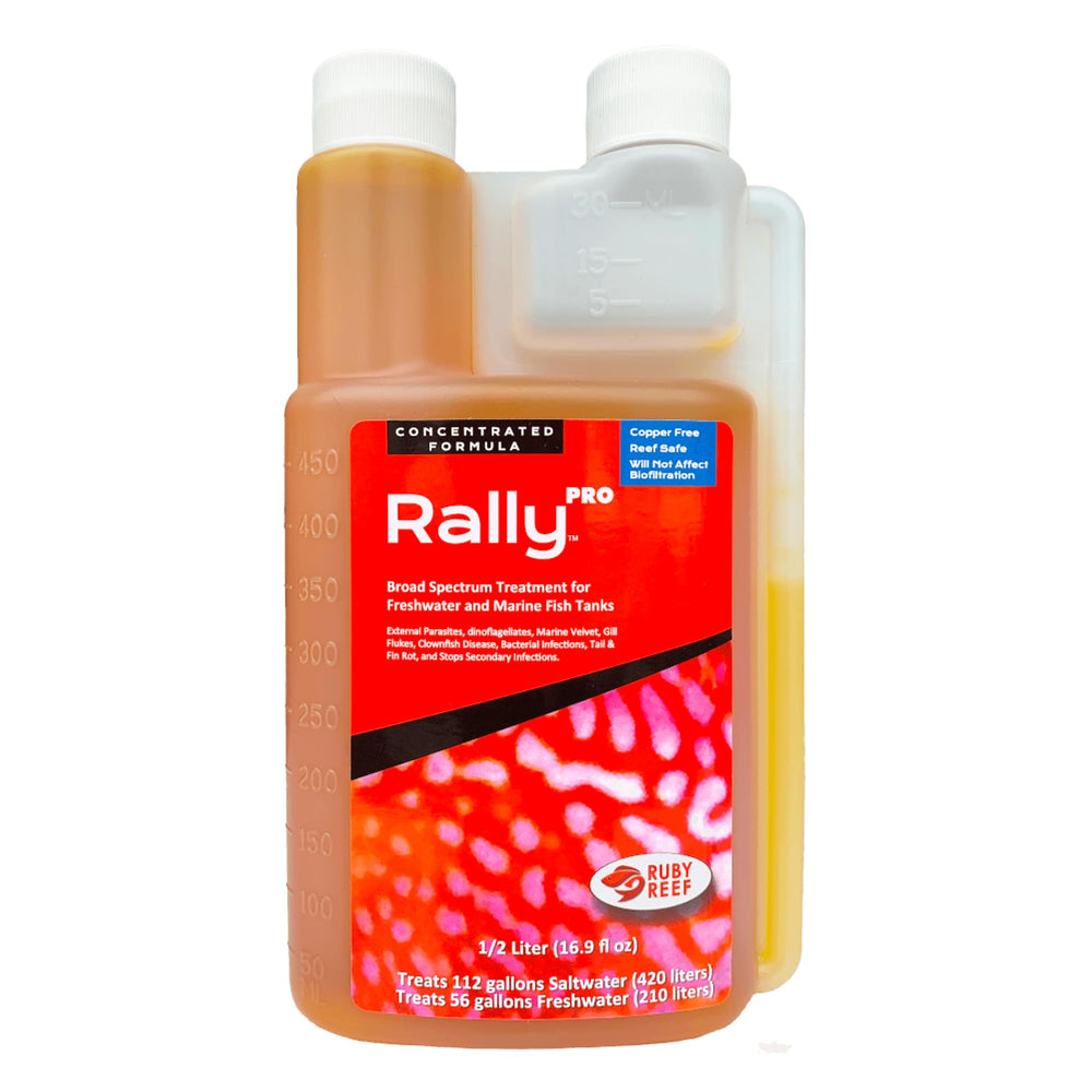 Ruby Reef Rally Pro dosing visual demonstrating practical aquarium use