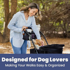 Rubyloo dog stroller caddy water bowl for quick hydration during outings.