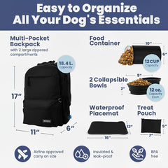 Rubyloo quick-access poop bag dispenser for mess-free outings.