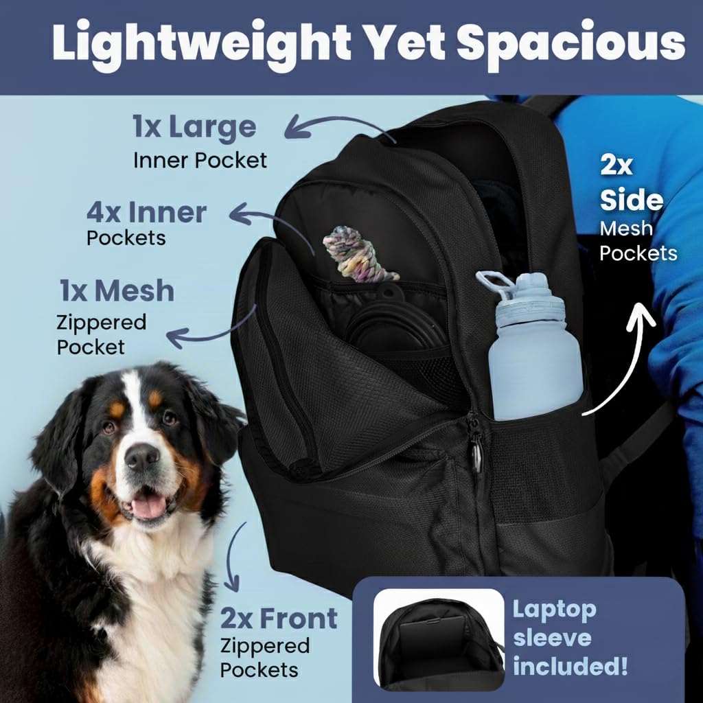 Rubyloo removable divider and ten-pocket layout for ultimate organization.