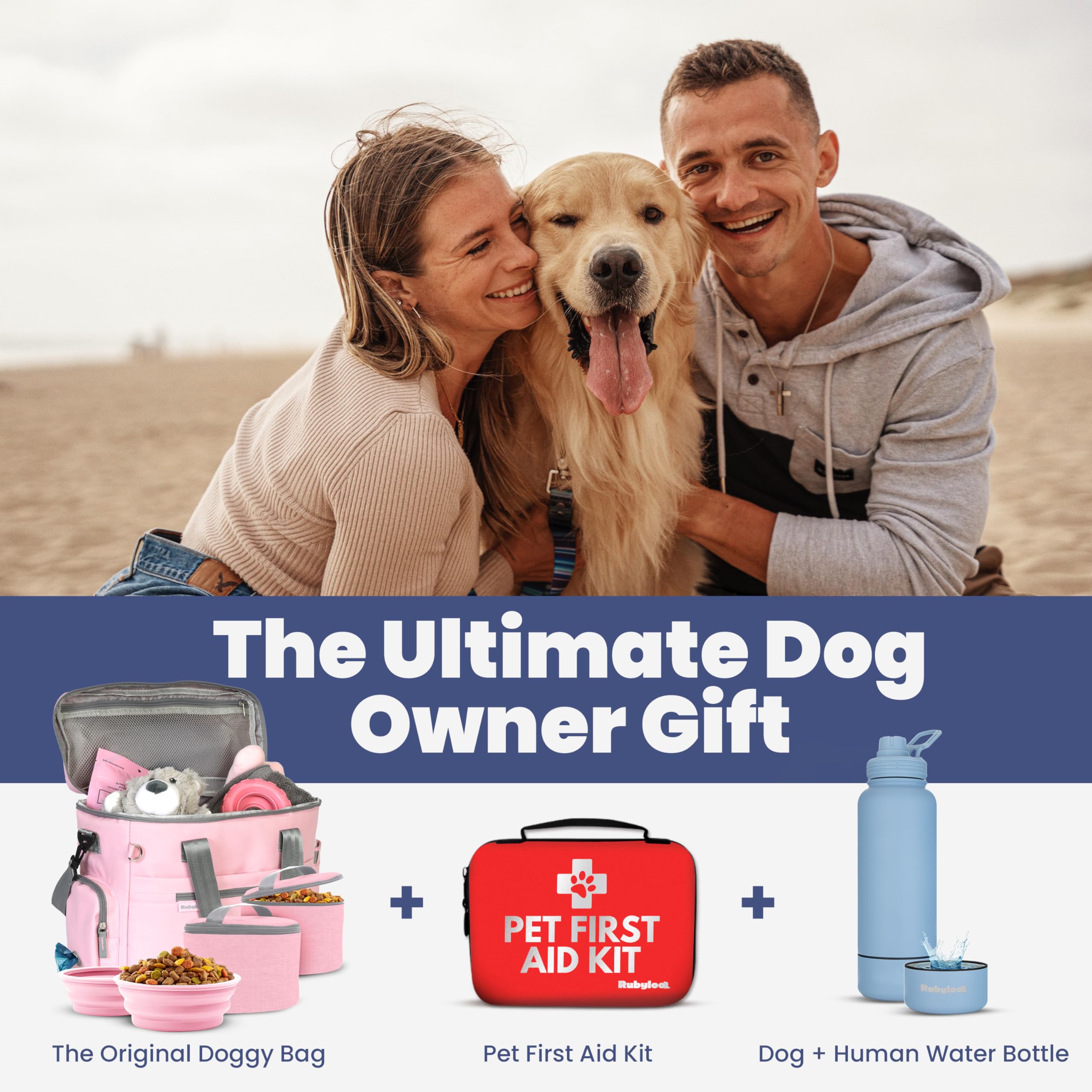 Rubyloo Doggy Bag giving-back promise in Lt Pink reflects rescue-support initiative
