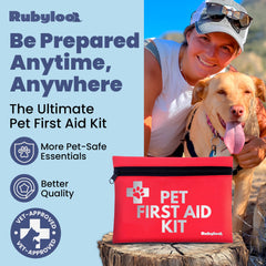 Rubyloo tick remover and cleansing wipes included for safe area care
