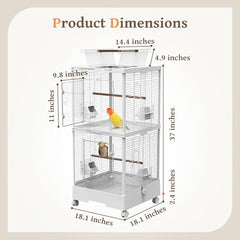Ruexue divider-removable option shows two-zone flexibility for introductions and breeding management.