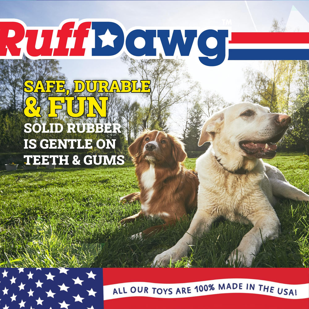 Ruff Dawg Ball XL chewing-friendly design supports satisfying play sessions