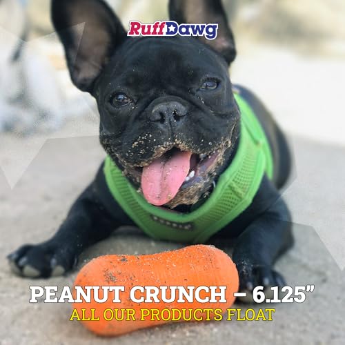 Ruff Dawg GummyBear Crunch bouncy-rebound during chase encourages active outdoor fun