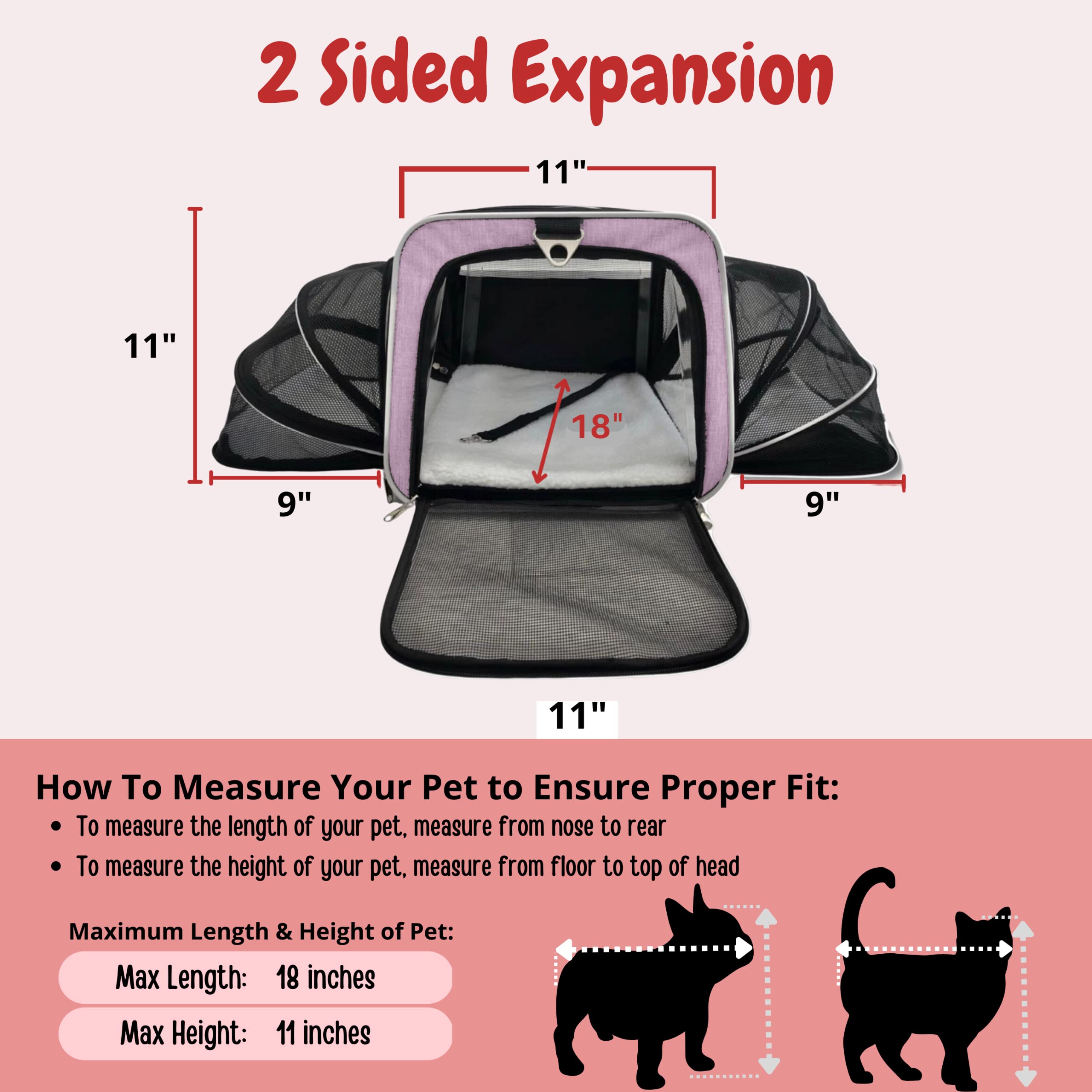 RUFF LIFE 101 breathable mesh front and back promote airflow and pet comfort