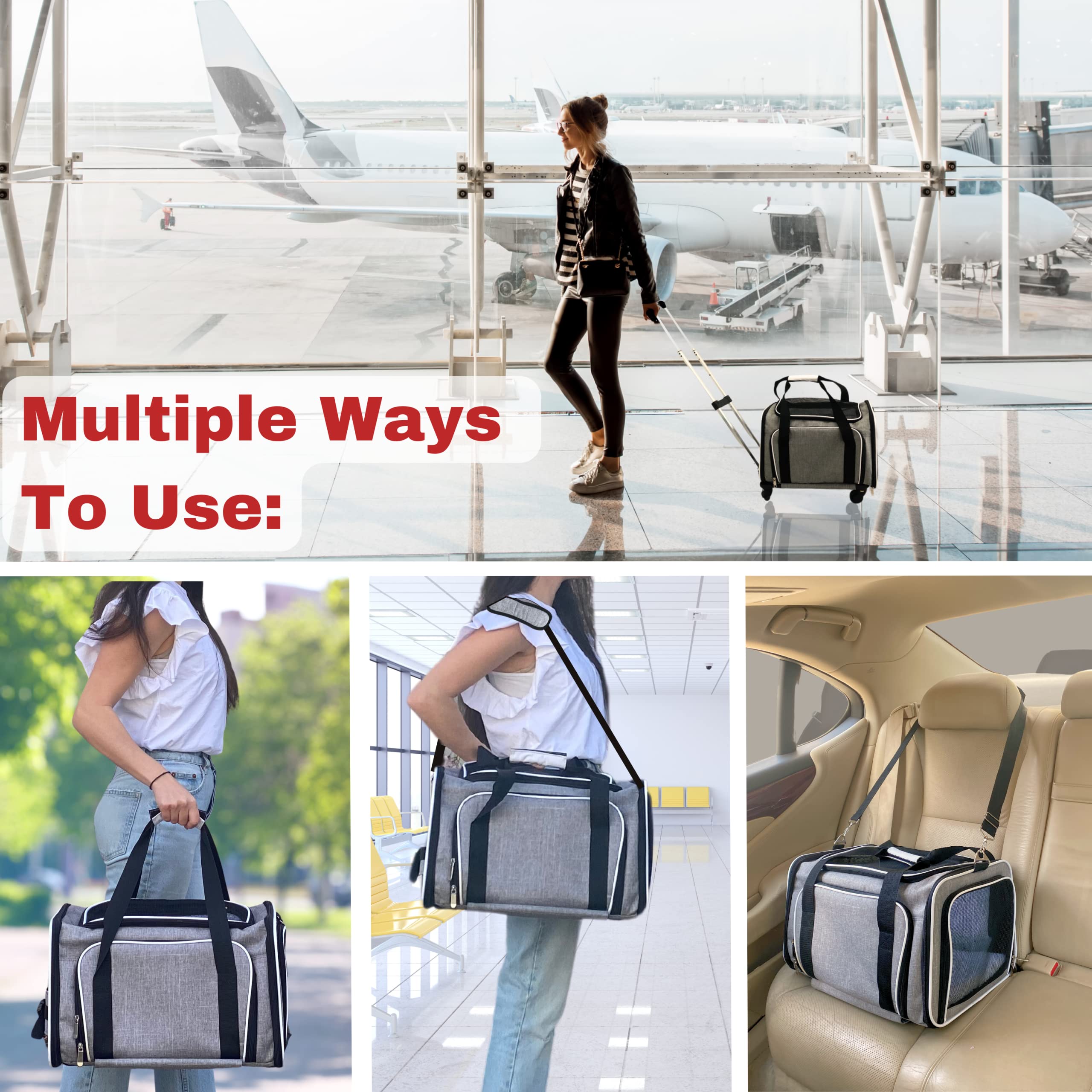 RUFF LIFE 101 retractable handle and wheels for smooth travel
