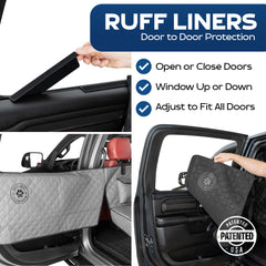 Ruff Liners Medium Extender installed in car for a stable ride