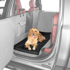 Ruff Liners truck back-seat dog bed foam supports joints on long rides.
