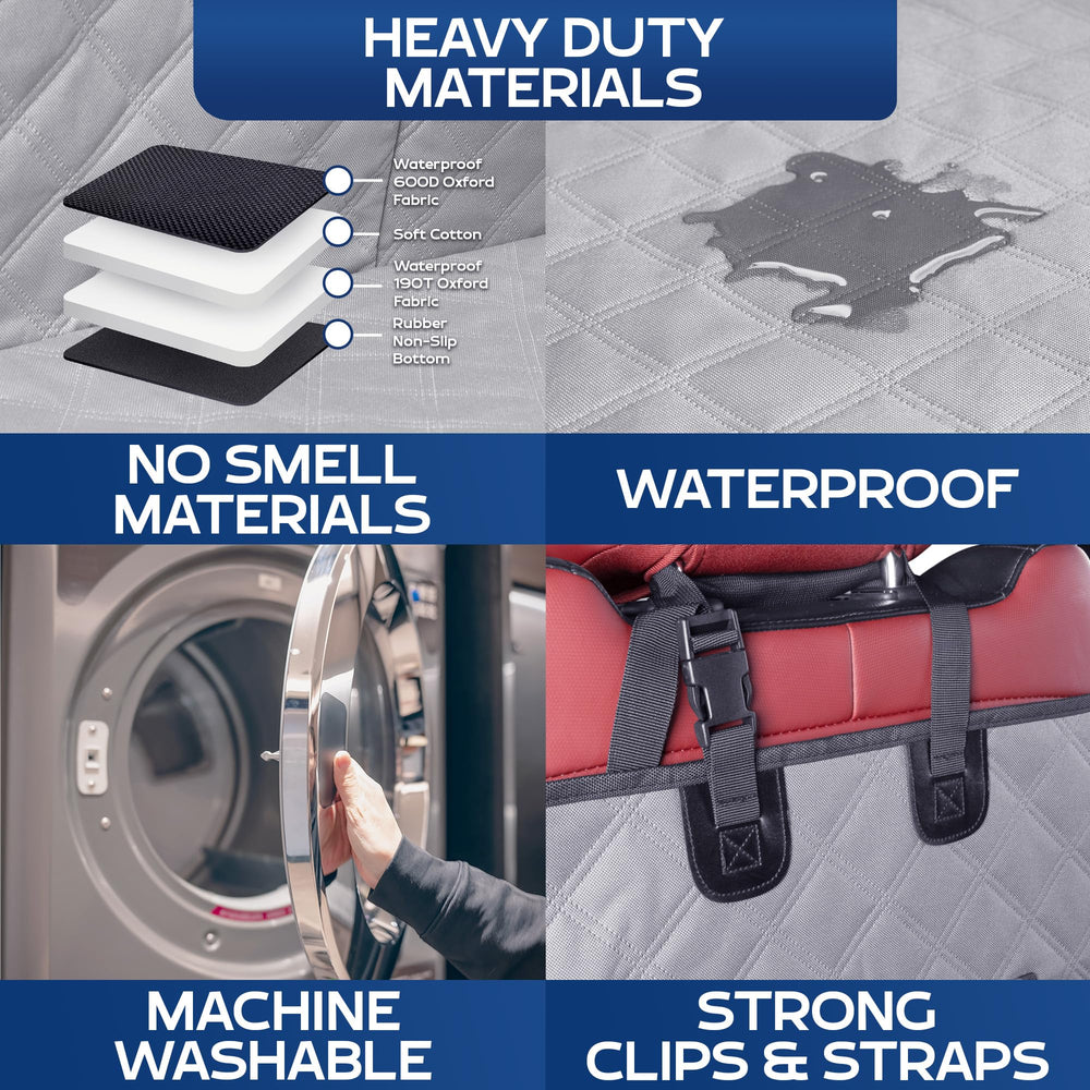 Ruff Liners XL fits full-size crew cabs with fold-up seats as shown.