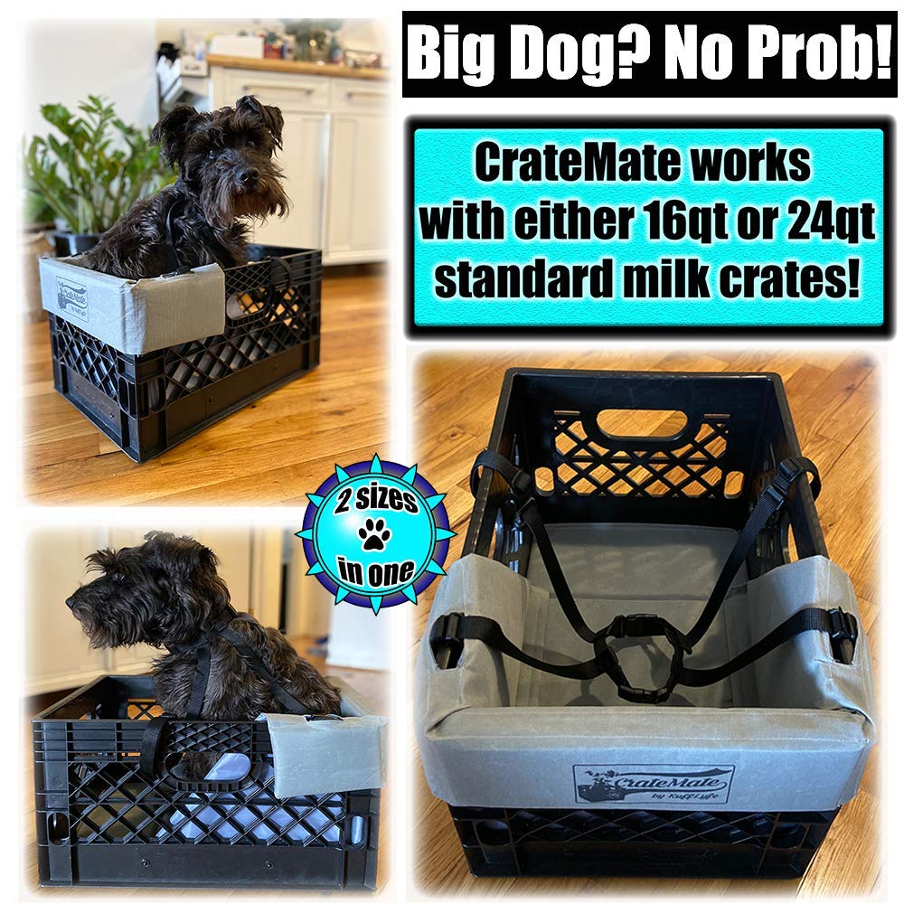 RuffLyfe CrateMate supports front or rear mounting for flexible setups