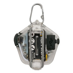 Ruffwear Beacon light attached with Quick Clip to a collar