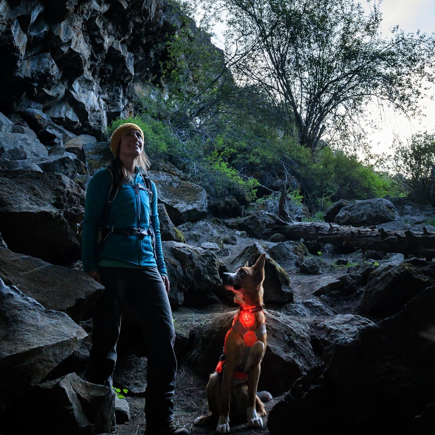 Ruffwear Beacon with Quick Clip and Ring enables versatile attachment
