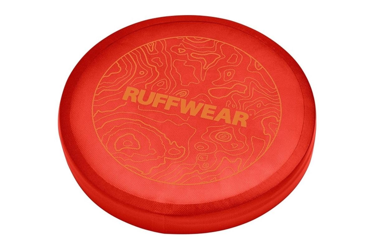 Ruffwear Camp Flyer full-view disc ready for field fetch.