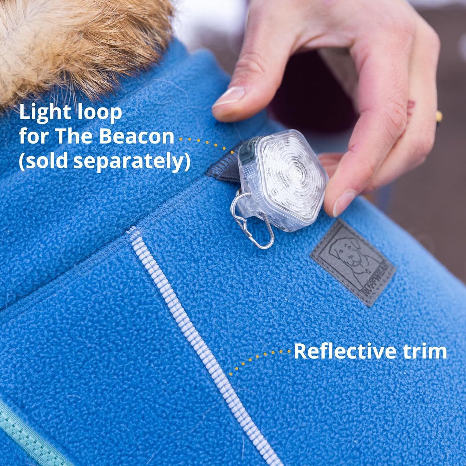Ruffwear Climate Changer back leash portal for mobility