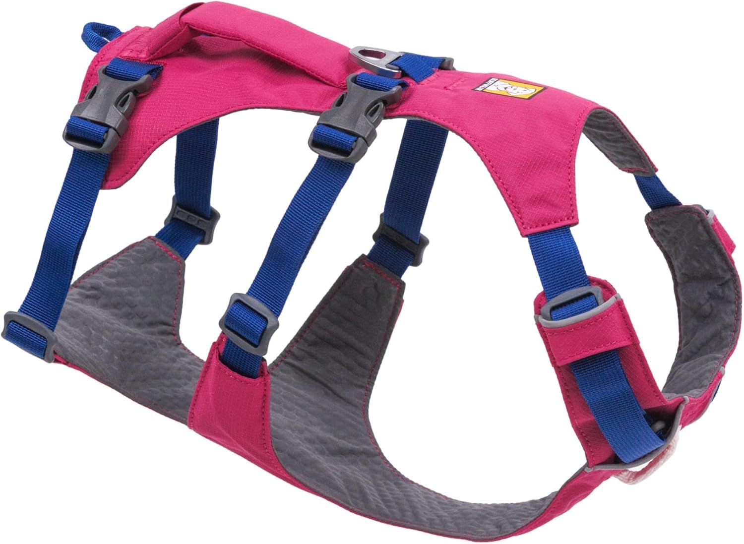 Ruffwear Flagline front view for comfortable hiking control.