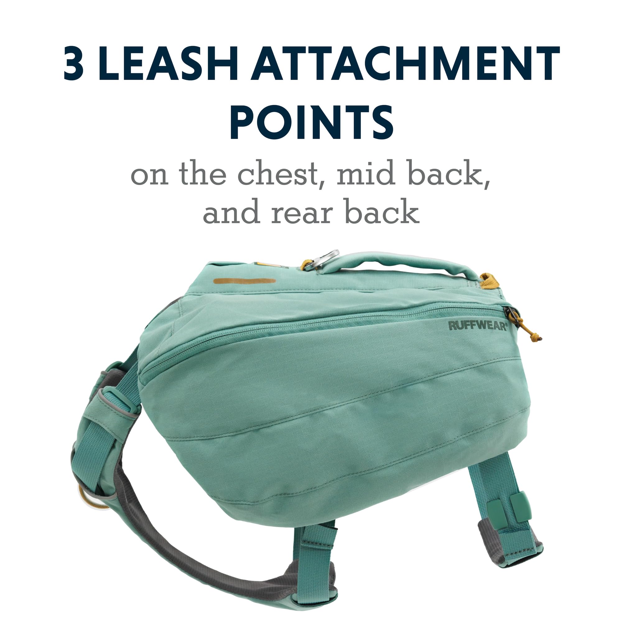 Ruffwear Front Range Day Pack padded handle for quick lift on rough terrain