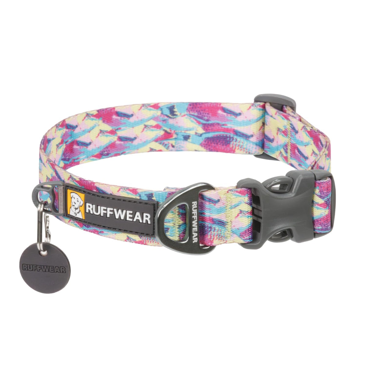 Ruffwear Front Range collar with side-release buckle for secure fit during daily walks.