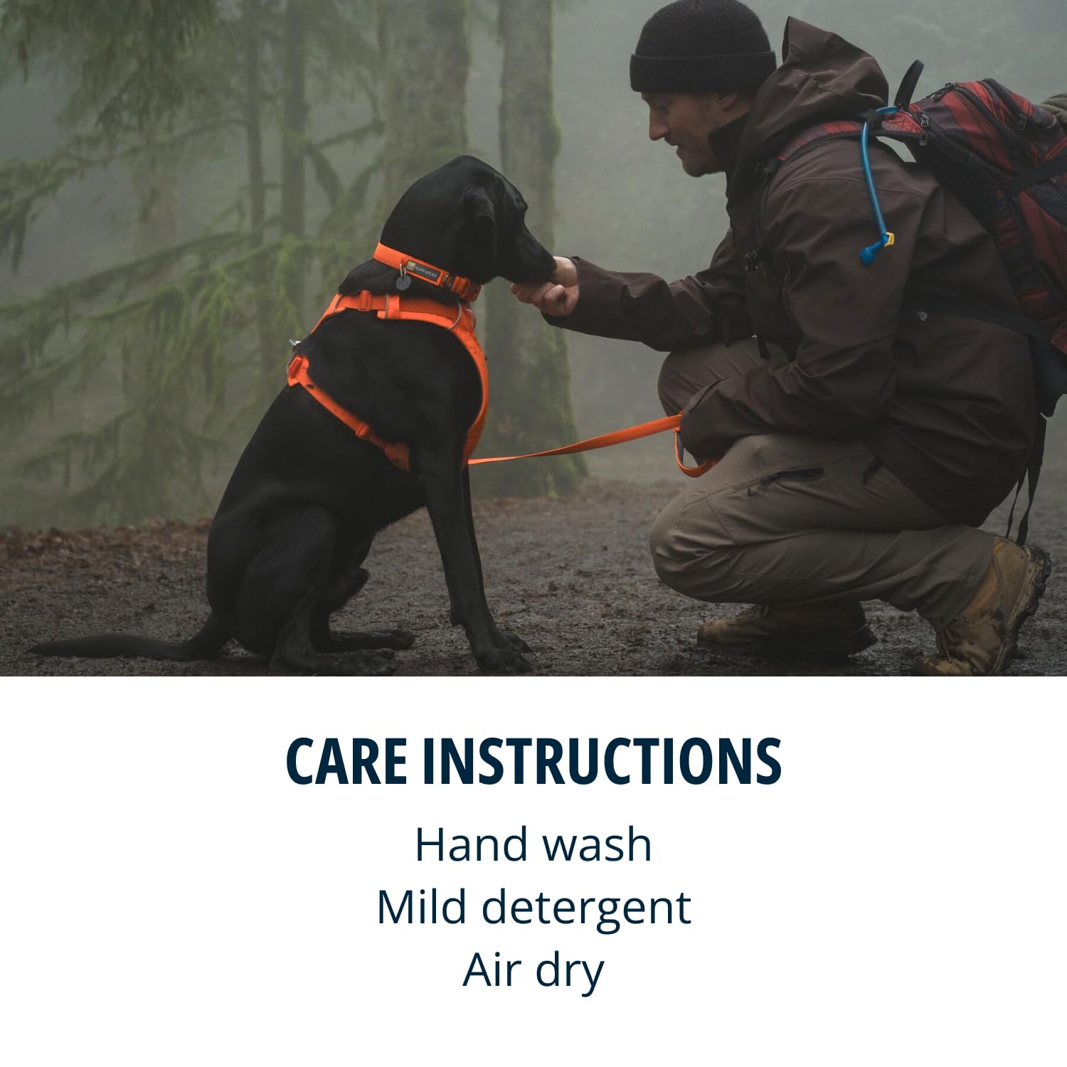 Ruffwear Front Range four-point-adjustment ensures a comfortable, dialed-in fit.