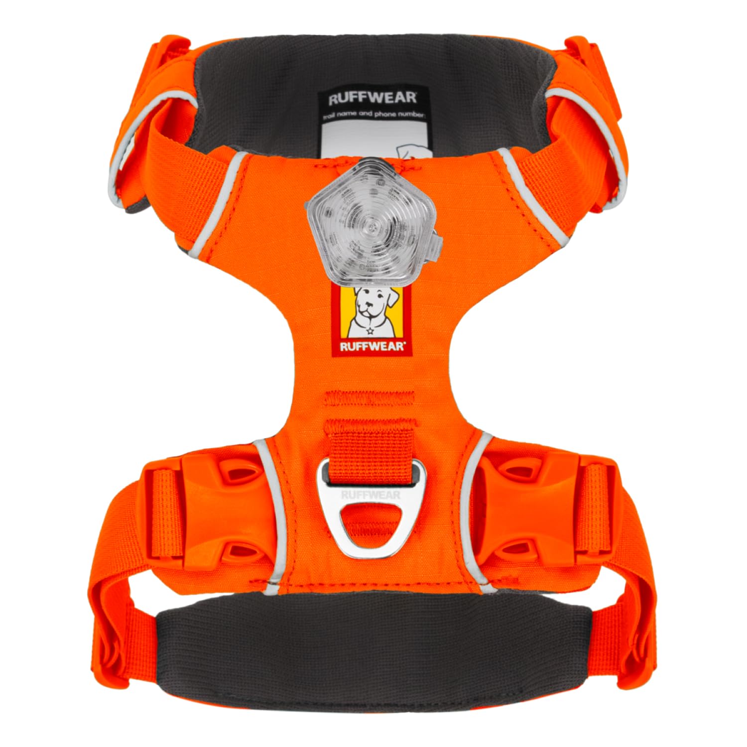 Ruffwear Front Range soft, durable materials resist wear during hikes.