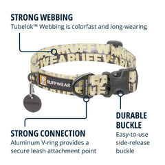Ruffwear Front Range, correa suave de tejido tubular para comodidad diaria.