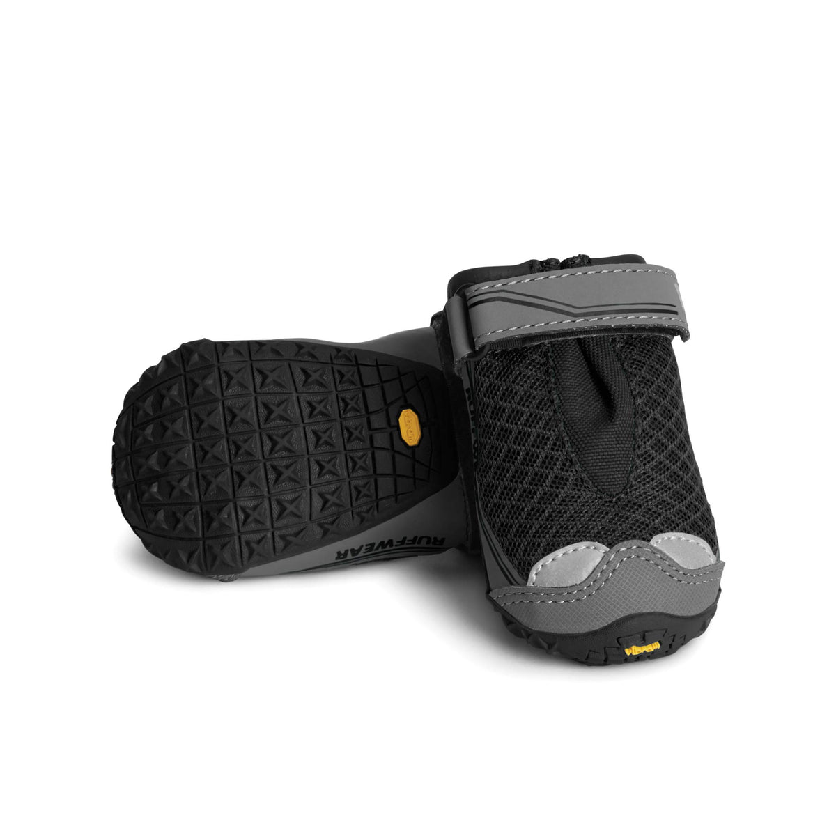Ruffwear Grip Trex dog shoes with non-slip traction on varied terrain.