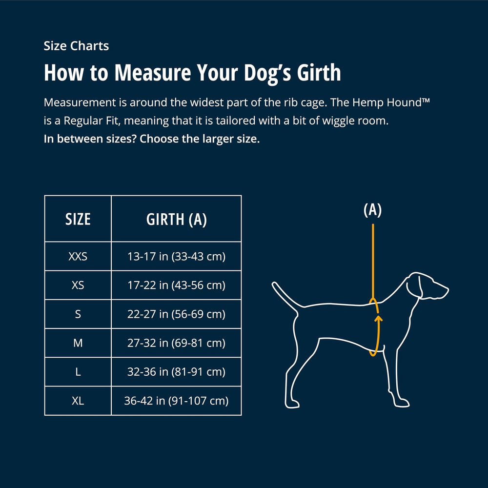 Ruffwear Hemp Hound Sweater side profile highlights relaxed fit and mobility