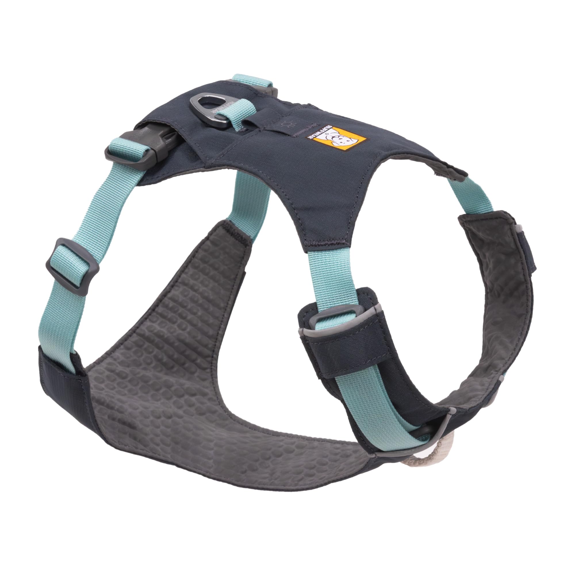 Ruffwear Hi & Light harness front clip for secure control during daily walks