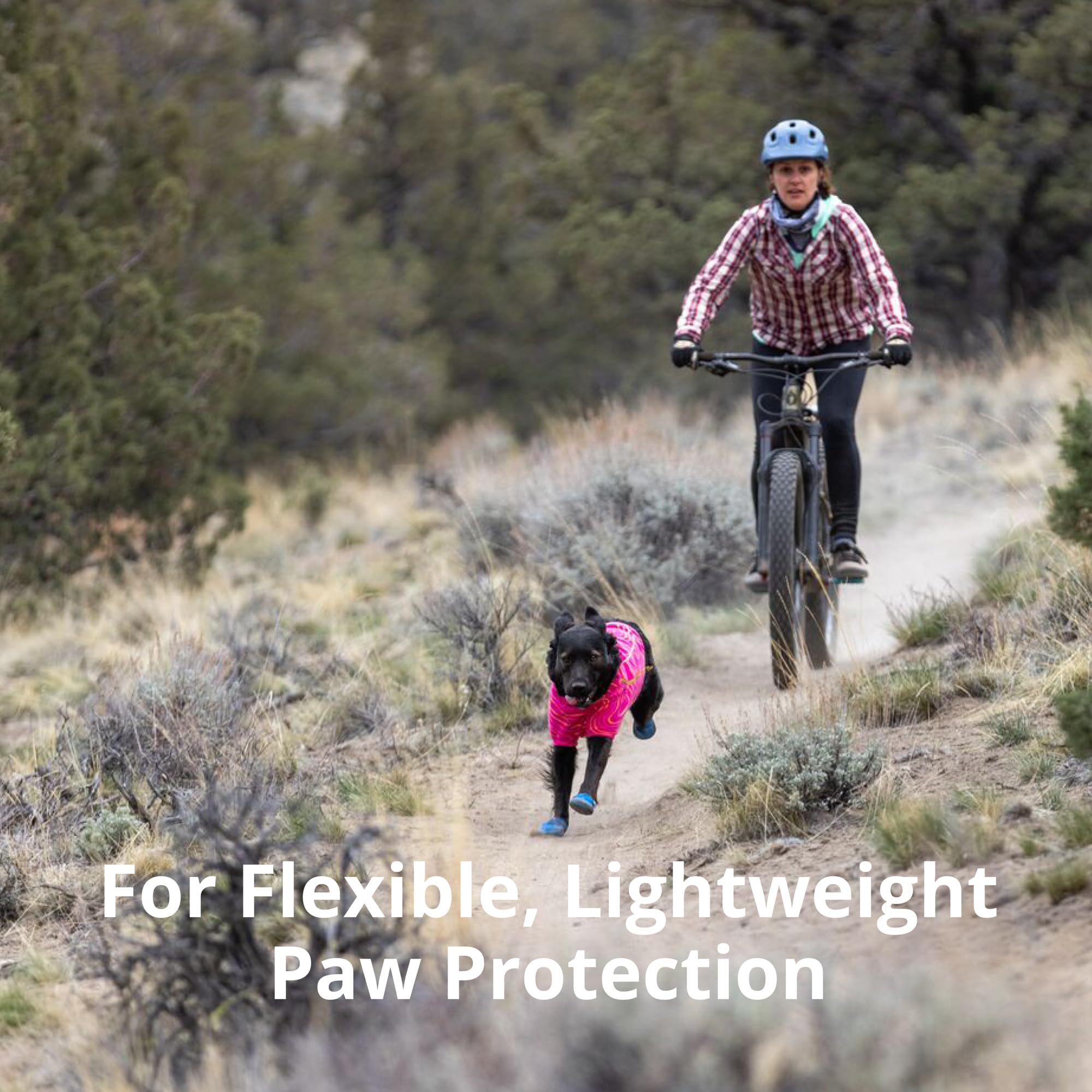 Ruffwear Hi Light dog shoes low-profile closure close-up for secure stay-put fit