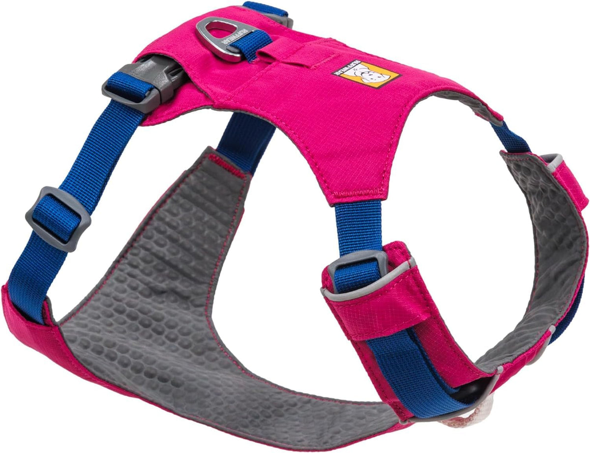 Ruffwear Hi & Light harness front view for lightweight control on trail runs
