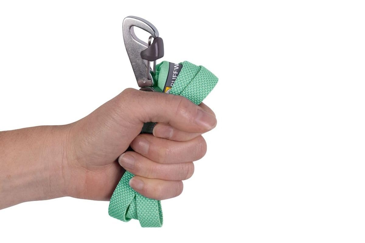 Ruffwear Hi & Light leash sage green colorway adds subtle style to daily walks
